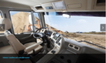 Không gian nội thất xe bồn trộn Daewoo