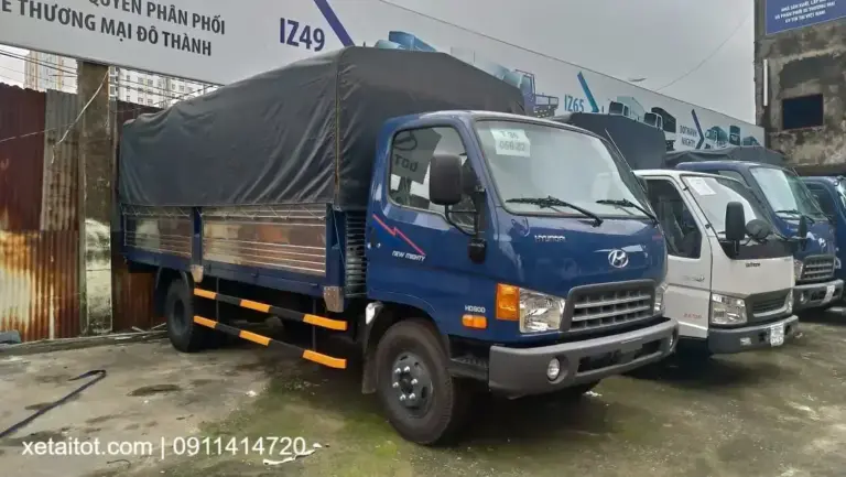 Xe tải Mighty 2017 nhập 3 cục nguyên bản