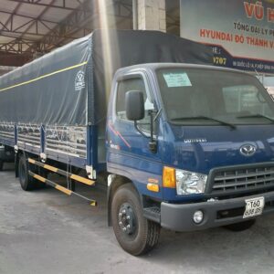 Hyundai HD120SL màu xanh thùng bạt