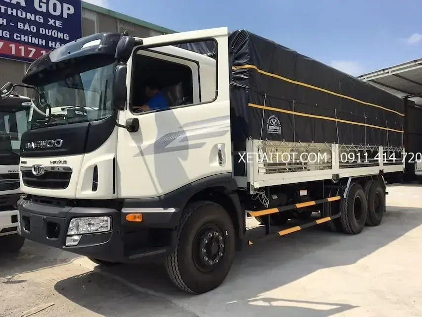 Xe tải Daewoo 15 tấn HU6AA. 3 chân