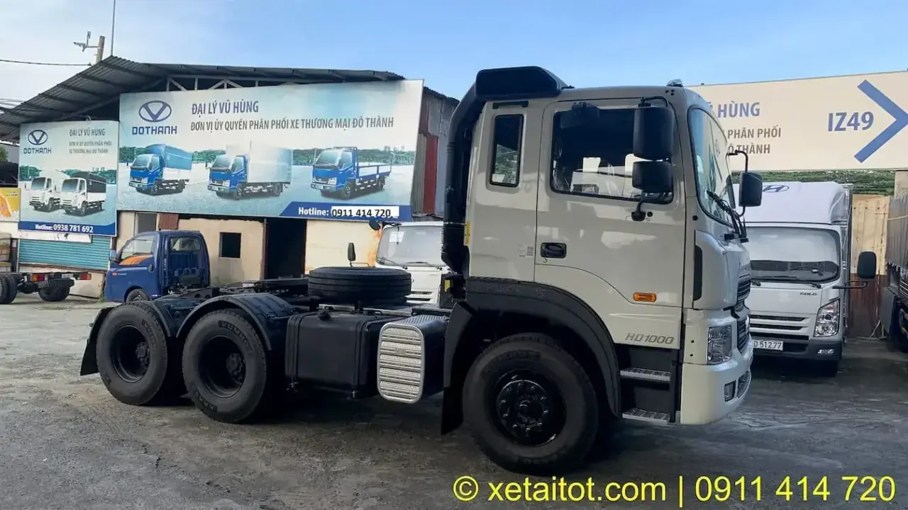 Đầu kéo Hyudnai HD1000 Hình thật xe đầu kéo Hyundai HD1000