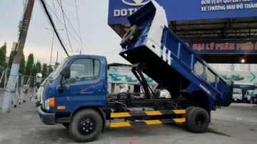 Mighty 2017 - Xe ben Hyundai thung 5 khoi Ngoại hình xe ben Hyundai Mighty 2017 thùng 5 khối
