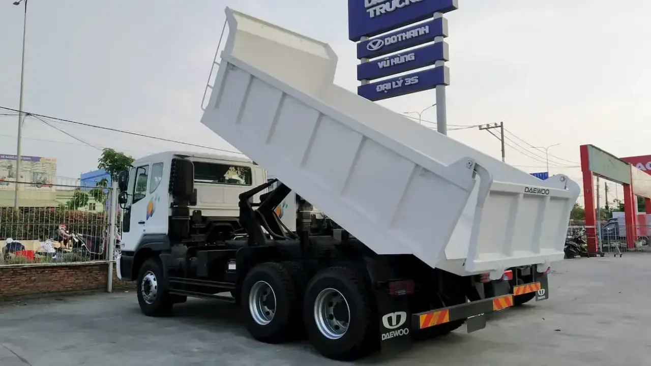 xe ben daewoo nhập khẩu 2019 Xe ben Daewoo 15 tấn