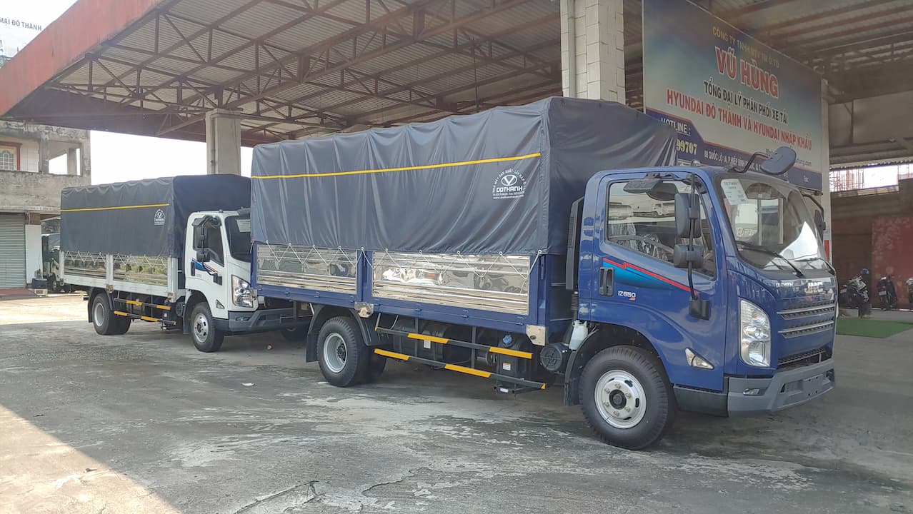 Xe tải Đô Thành IZ650 SE 6.5 tấn mới Đô Thành IZ650 SE 6.5 tấn thùng bạt