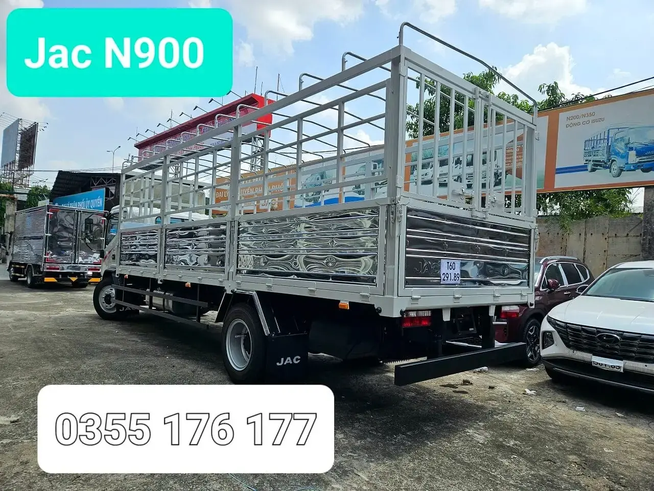 Thùng hàng của xe JAC N900