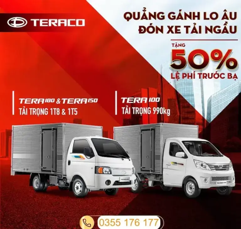 Khuyến mãi Tera 100 và Tera 150 Tera 180