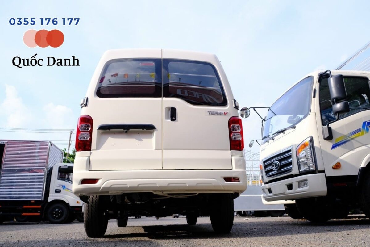 Xe Tera Van | Tera-V đa năng 945Kg Xe Teraco Van nhìn từ phía sau