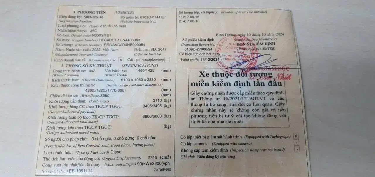 Đăng kiểm xe