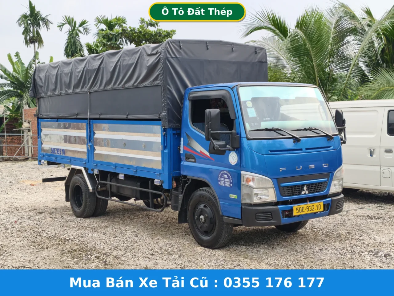 Xe tải Fuso 1.9 tấn cũ Xe tải Fuso 1.9 tấn cũ Fuso Canter 1T95 đời 2020 loại ô tô tải có mui